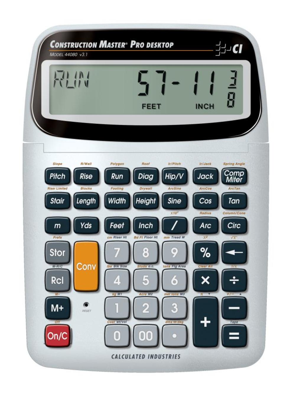 Calculated Industries CM Pro DT Construction Math Calculator - Ascmtools