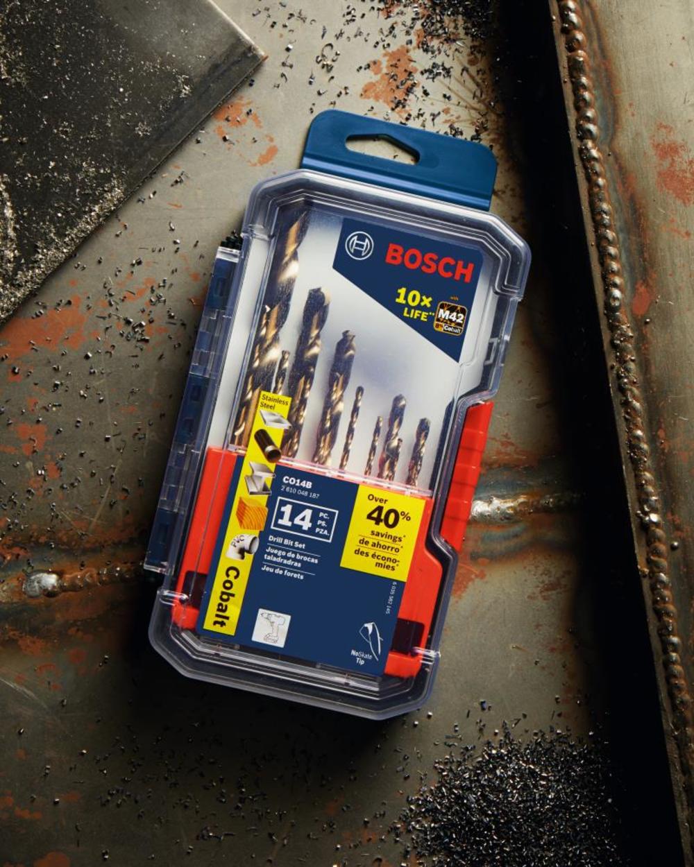 Bosch 14 pc. Cobalt M42 Drill Bit Set - Ascmtools