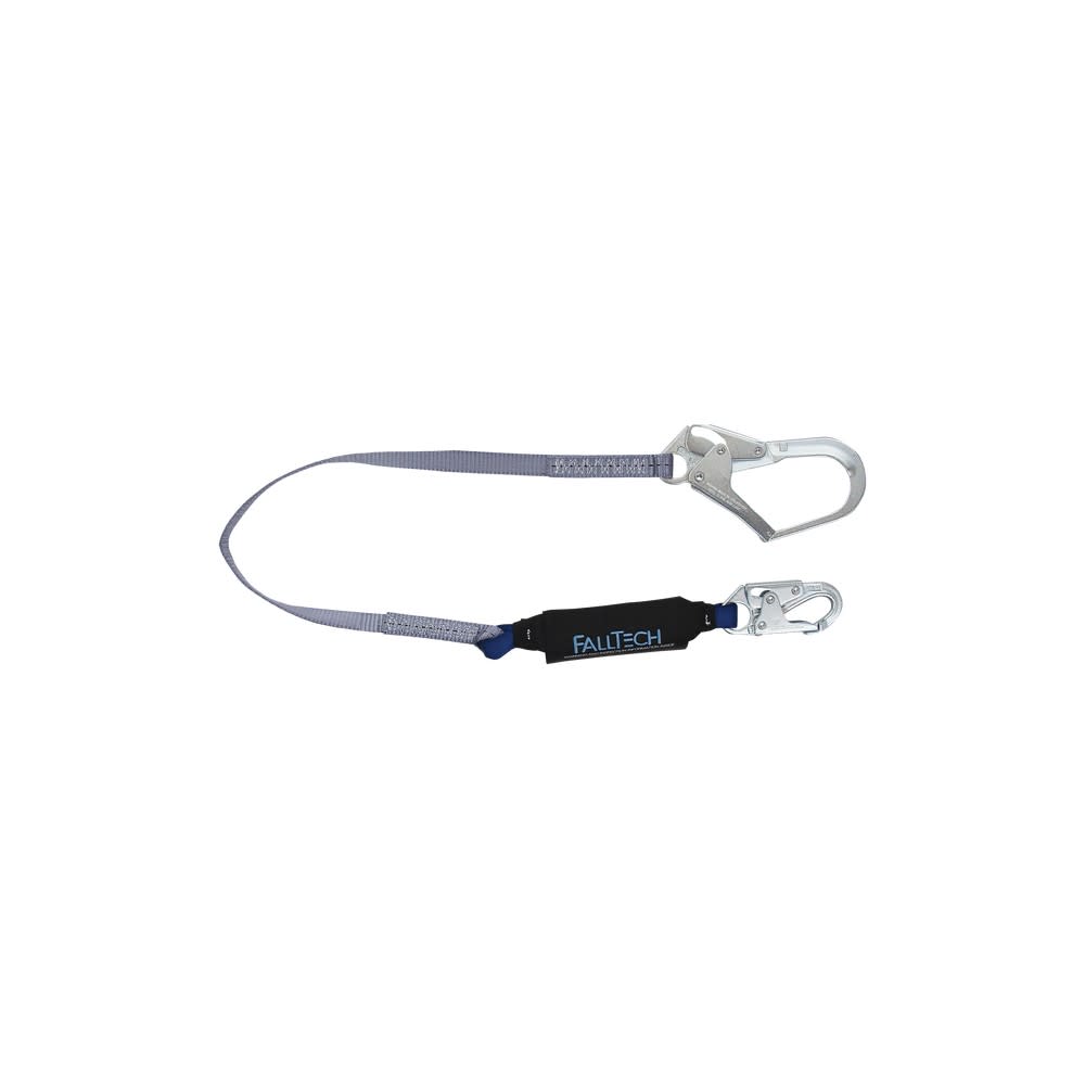 Falltech ViewPack 4′ Single Leg Energy Shock Absorbing Lanyard - Ascmtools