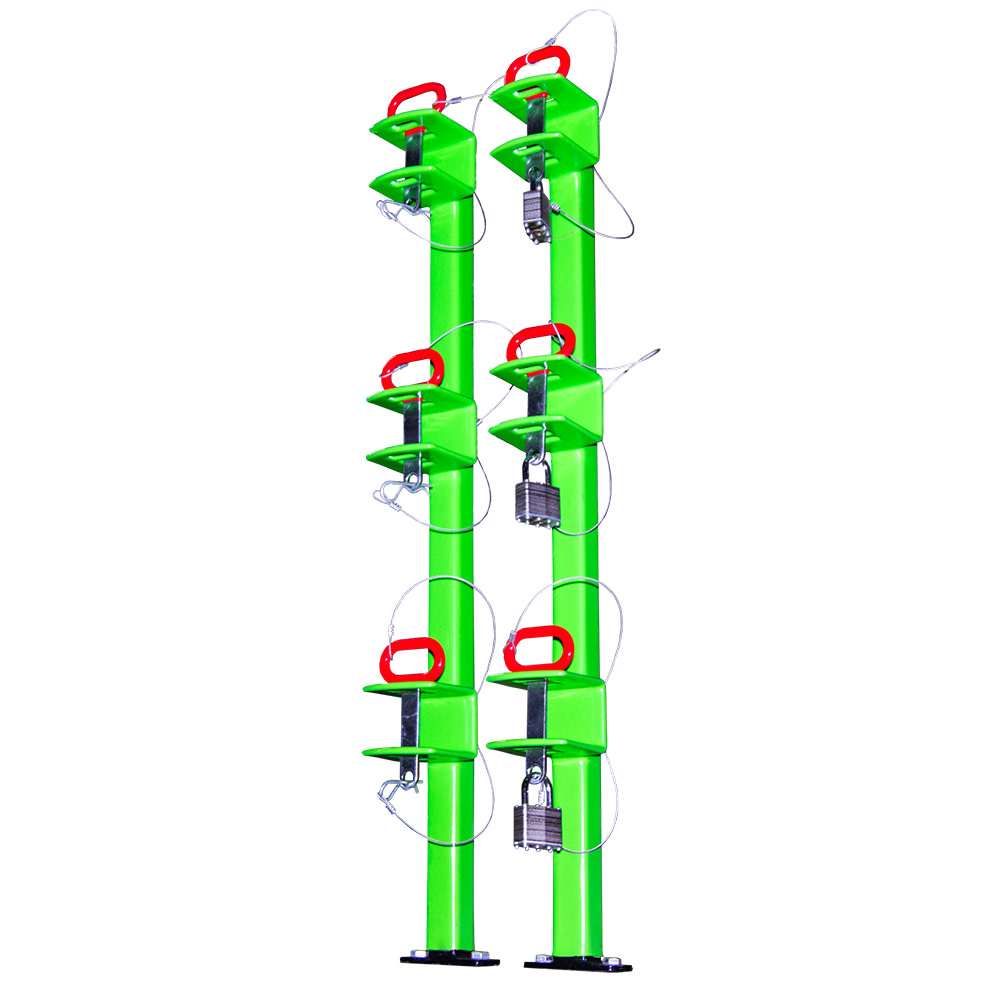 Green Touch Classic Series 3 Place Trimmer Rack For Open Trailer - Ascmtools