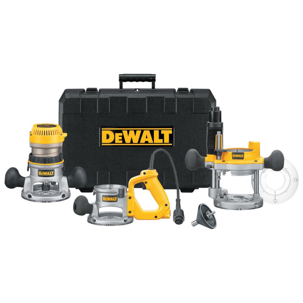 DEWALT 12 Amp 2-1/2 HP Plunge and Fixed Base Router - Ascmtools