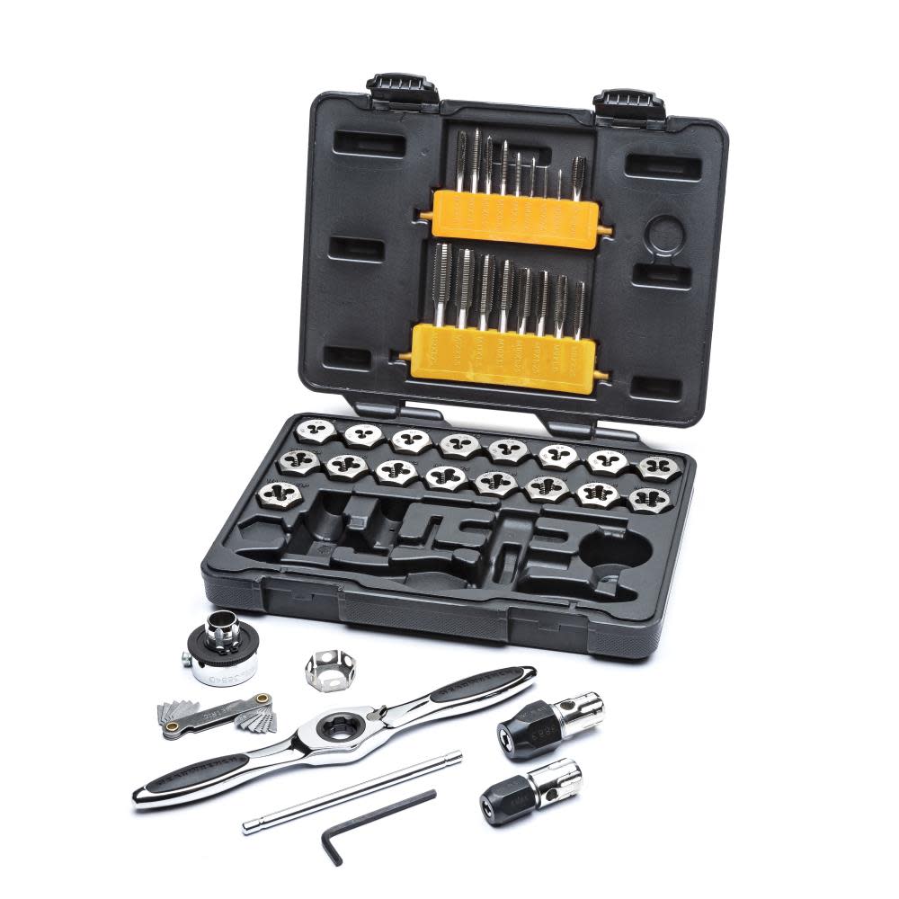 GEARWRENCH 42 Piece Metric Ratcheting Tap and Die Set - Ascmtools