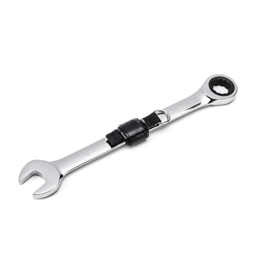 GEARWRENCH 21mm 12 Point Tether Ready Ratcheting Combination Wrench - Ascmtools