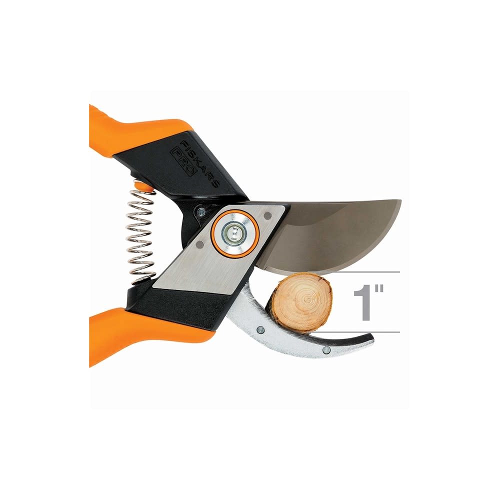 Fiskars Pro Carbon Steel Hand Pruner with Cast Aluminum Handle - Ascmtools
