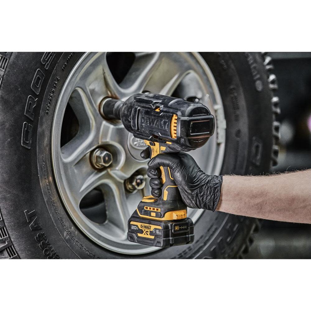 DEWALT 20V MAX XR 1/2″ High Torque Impact Wrench with Hog Ring Anvil Kit - Ascmtools