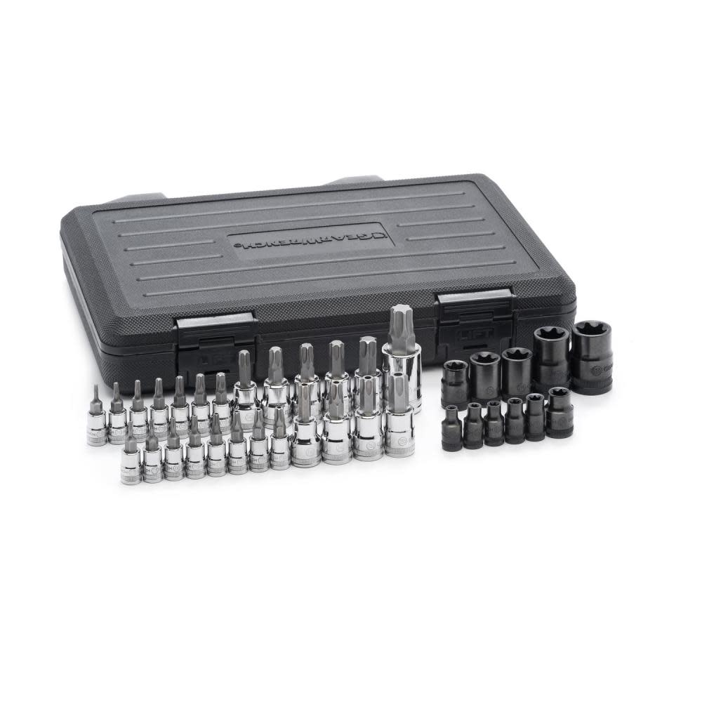 GEARWRENCH TORX Master Socket Set 36 Pc. 1/4 3/8 and 1/2 In. Drive - Ascmtools