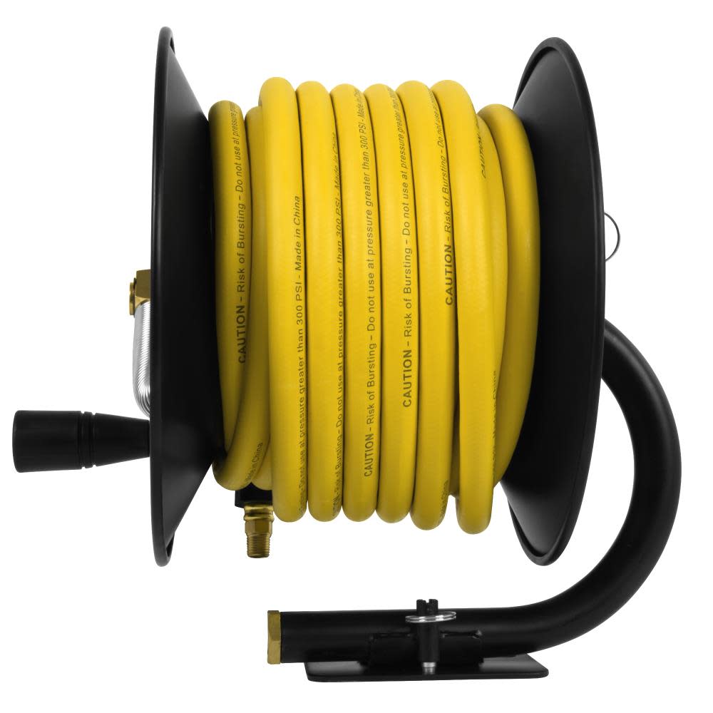 DEWALT 3/8 In. x 50 Ft. Manual Rubber Hose Reel - Ascmtools