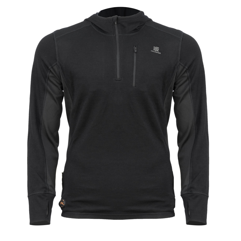 Mobile Warming Merino Heated Baselayer Shirt Mens 7.4V Black 2X - Ascmtools