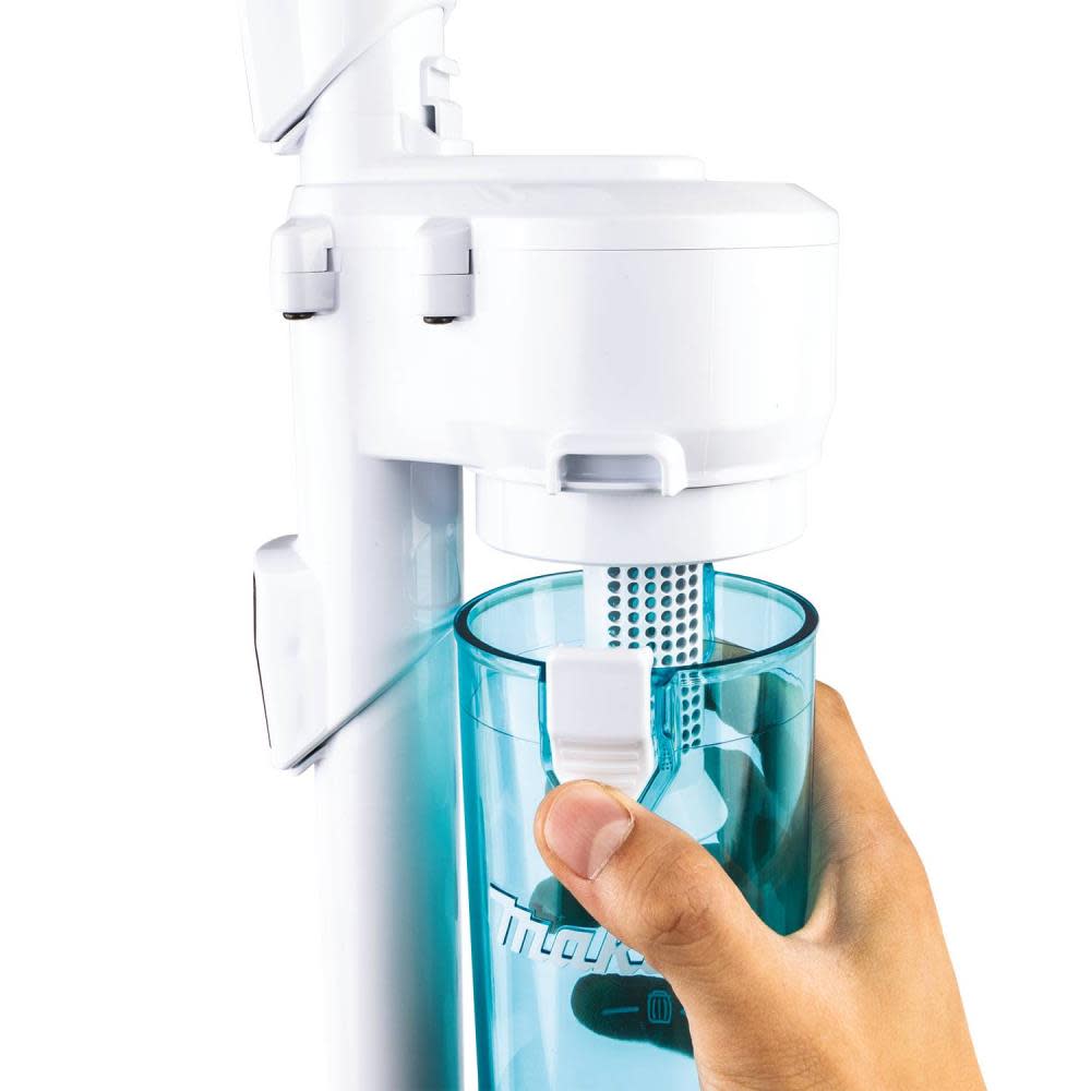 Makita White Cyclonic Vacuum Attachment with Lock - Ascmtools