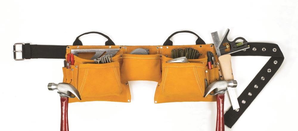 CLC 12-Pocket Heavy-Duty Construction Work Apron - Ascmtools