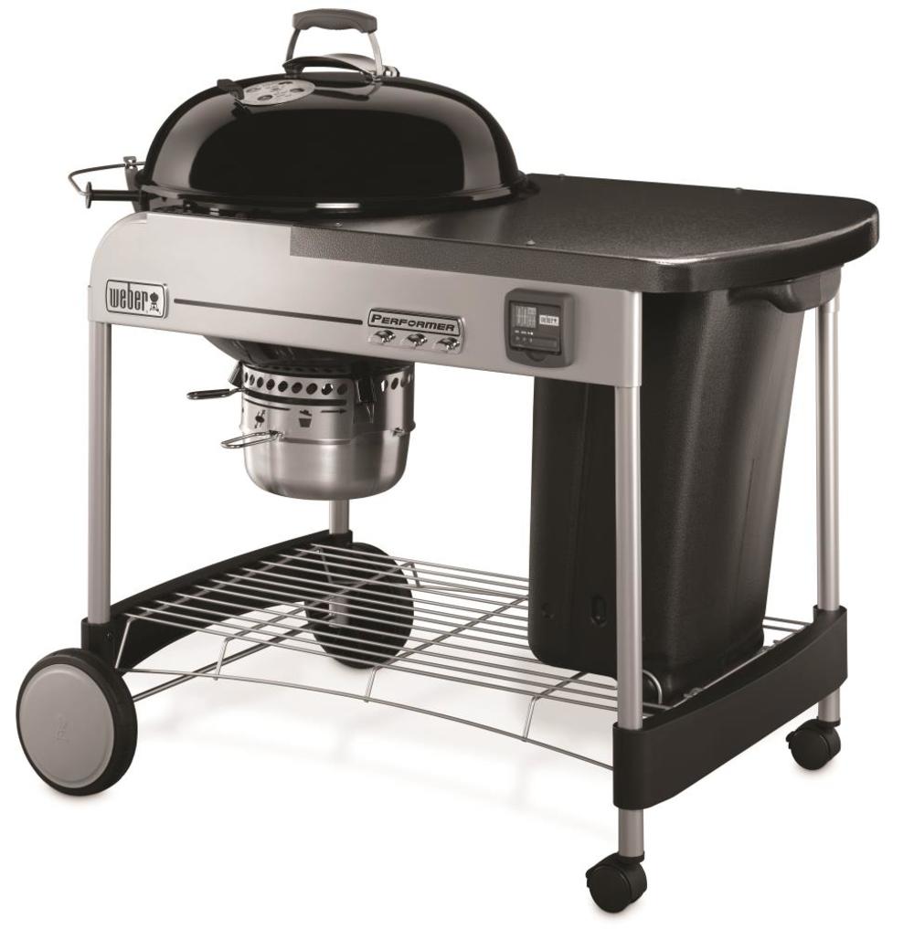 Weber Performer Premium Black Charcoal 22 In. Grill - Ascmtools