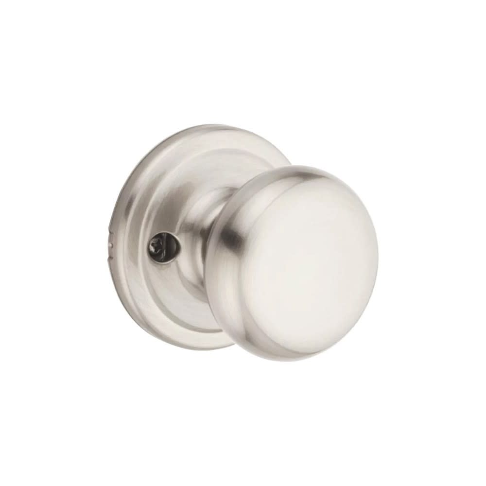 Kwikset Satin Nickel Juno Surface Mount Half Dummy Trim Door Knob - Ascmtools