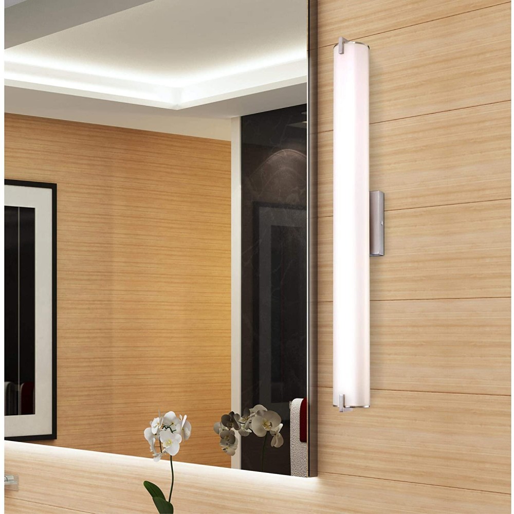 Westinghouse 30W 2850Lumens Brushed Nickel LED Wall Light Fixture - Ascmtools