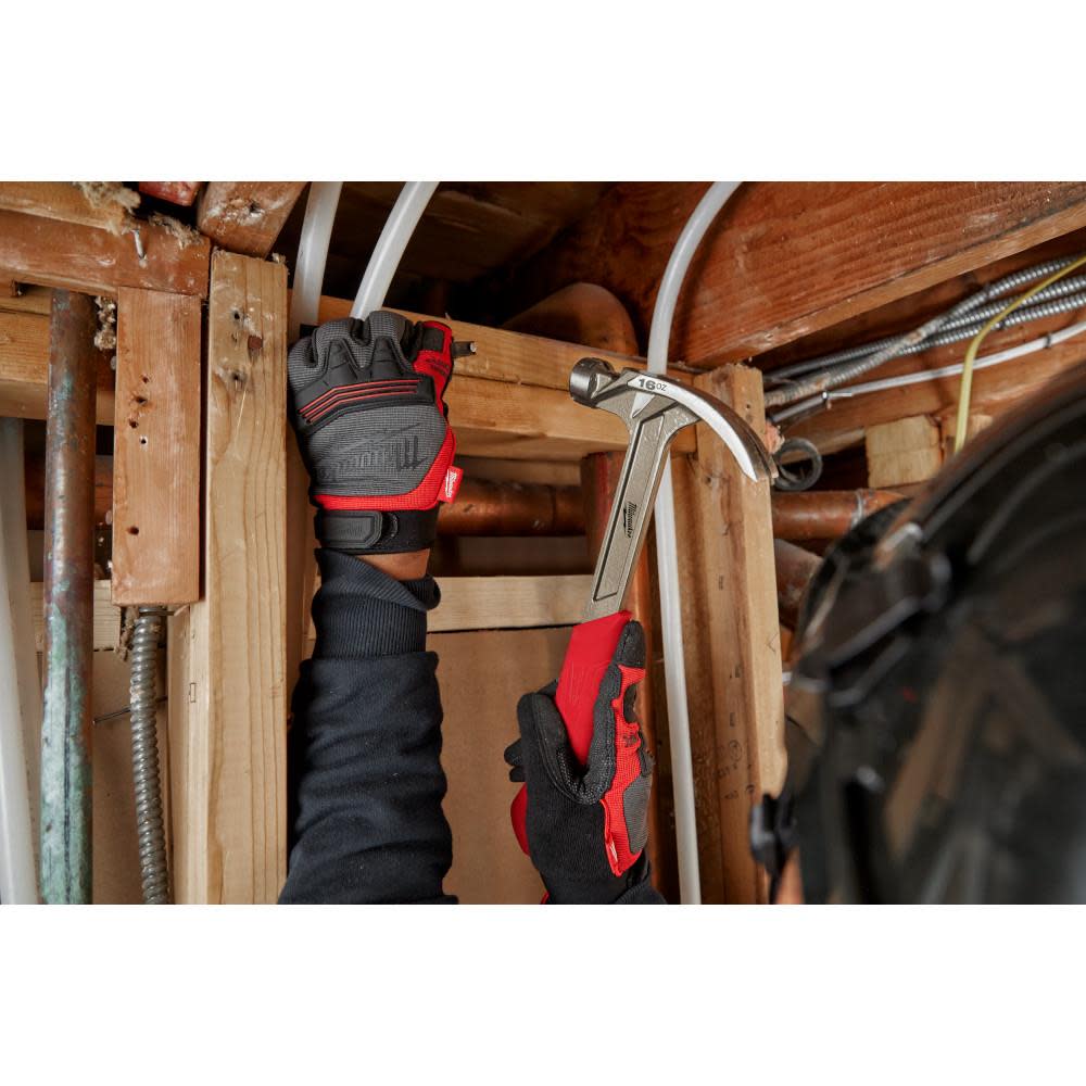 Milwaukee 16oz Smooth Face Hybrid Claw Hammer - Ascmtools