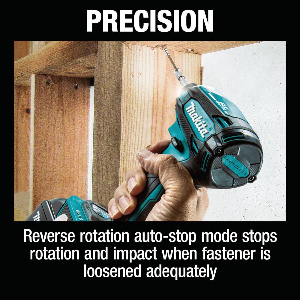 Makita 18V LXT Quick-Shift Mode 4-Speed Impact Driver Kit - Ascmtools