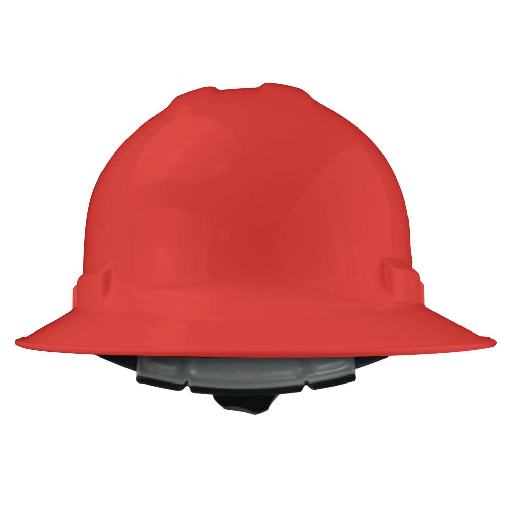 Radians Hard Hat Quartz Full Brim 6 Point Ratchet Red - Ascmtools