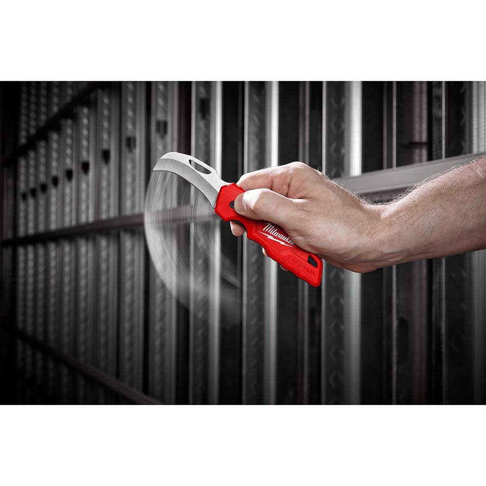 Milwaukee FASTBACK Hawkbill Folding Pocket Knife - Ascmtools