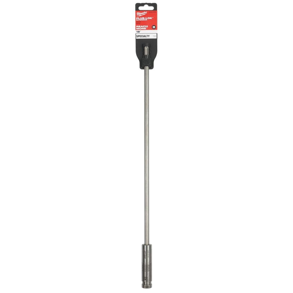 Milwaukee PLUSLOK SDS+ 18 in. Extension - Ascmtools