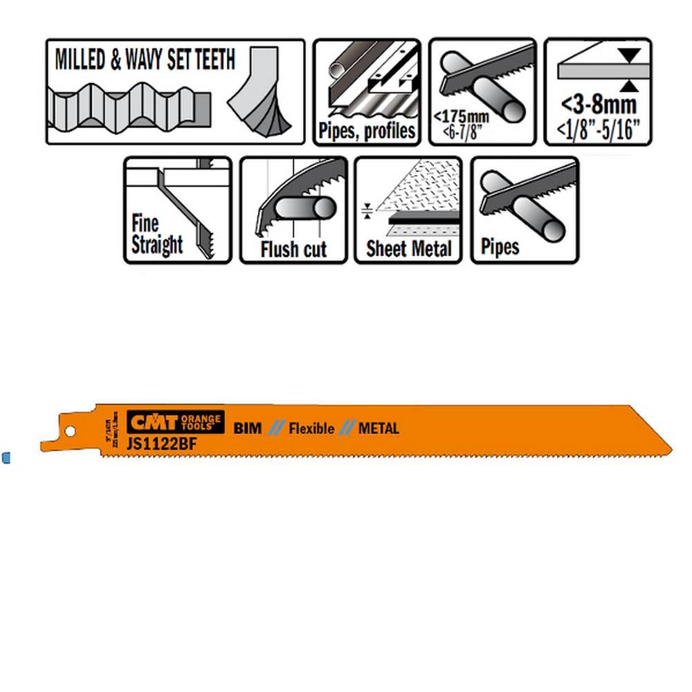 CMT Bi Metal Recip Blade - Ascmtools