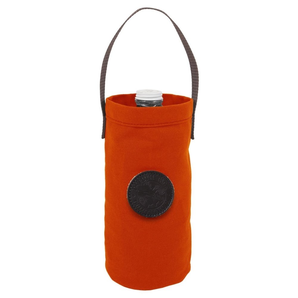 Duluth Pack 10 In. H x 5.5 In. W Orange Canvas Growler Tote - Ascmtools