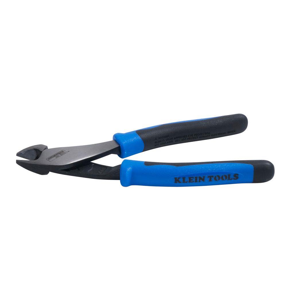 Klein Tools 8” Journeyman High-Leverage Diagonal-Cutting Angle Head Pliers - Ascmtools