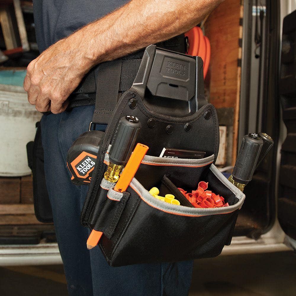 Klein Tools Modular Parts Pouch with Belt Clip - Ascmtools