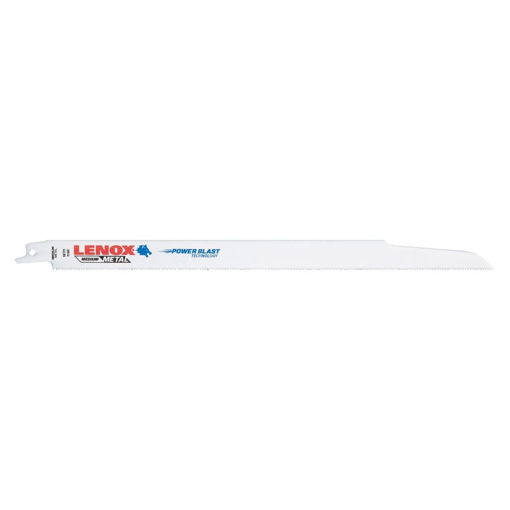Lenox Reciprocating Saw Blade B118R 12″ X 3/4″ X .035″ X 18 TPI 25pk - Ascmtools