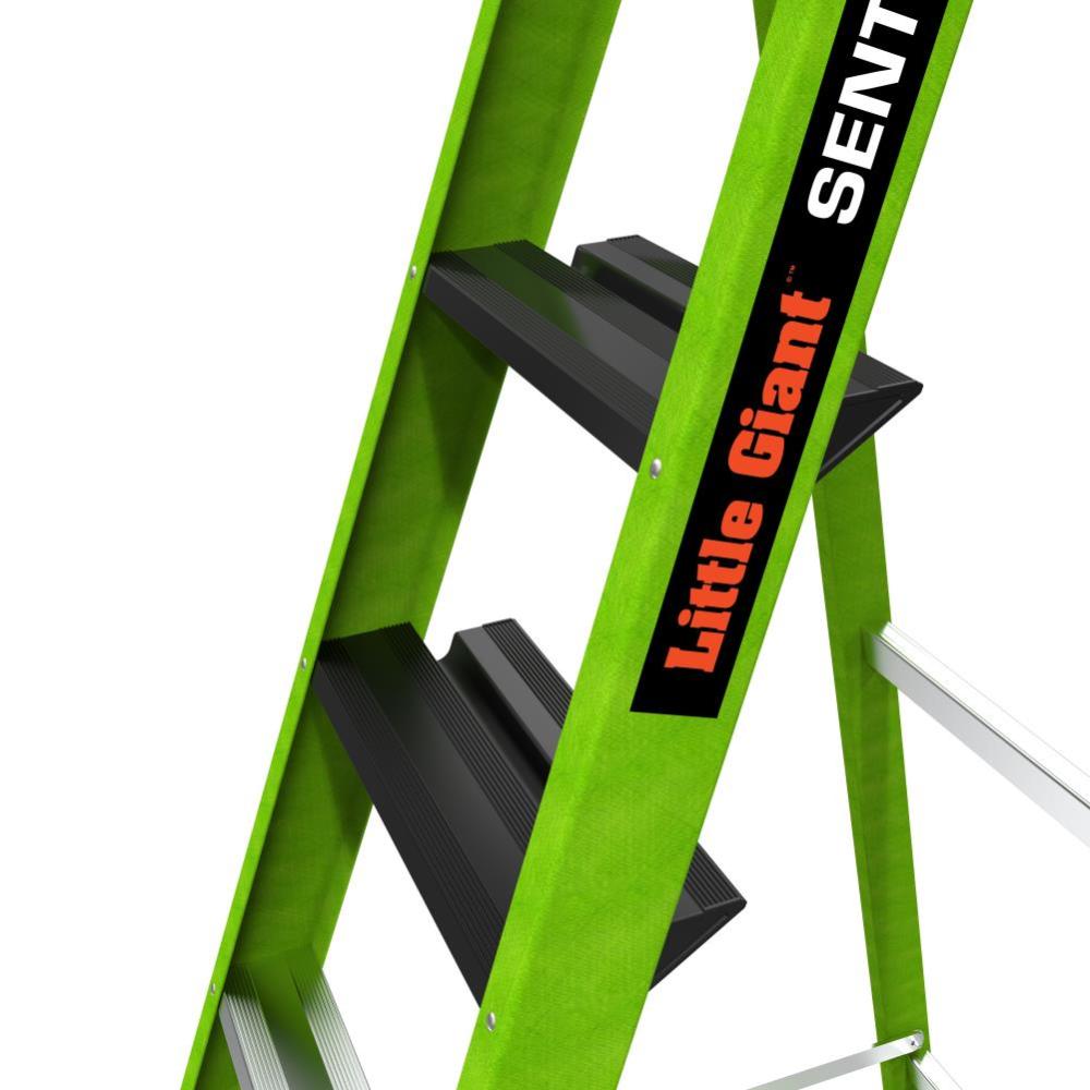 Little Giant Safety Sentinel M12 Step Ladder Type IAA Fiberglass - Ascmtools