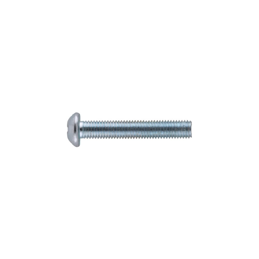 Hillman 1/4-20 x 4″ Zinc Round Head Combination Machine Screw 100pk - Ascmtools