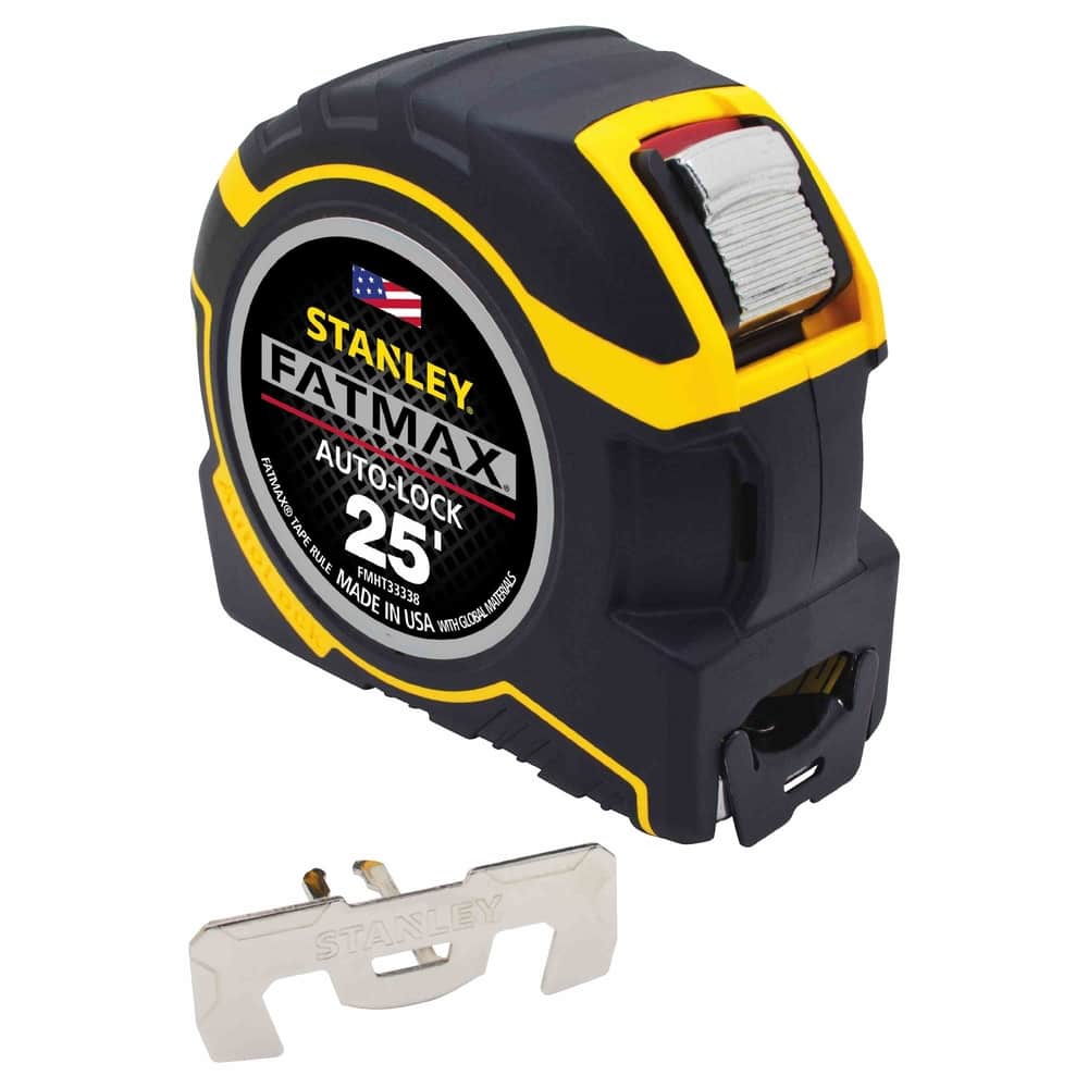 Stanley 25Ft Auto Lock Tape Measure - Ascmtools