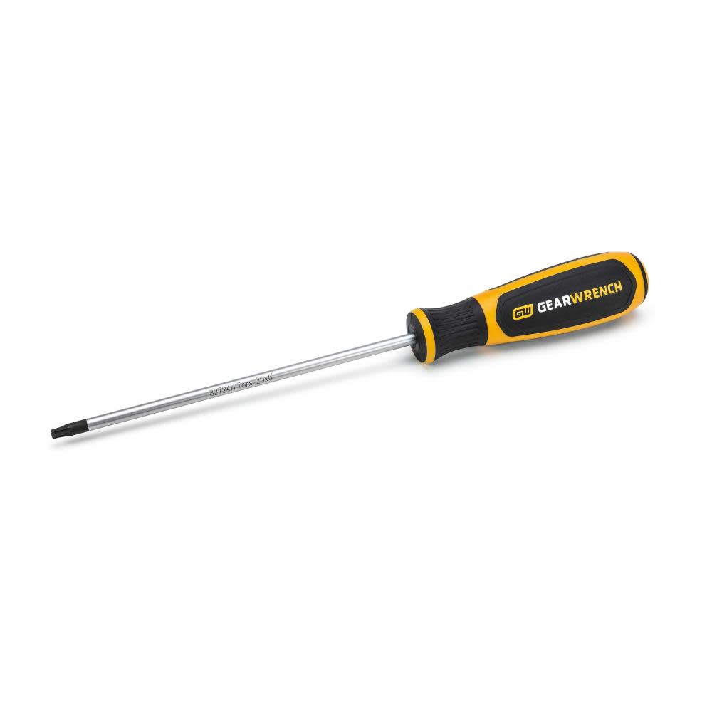 GEARWRENCH T20 x 6″ Torx Dual Material Screwdriver - Ascmtools
