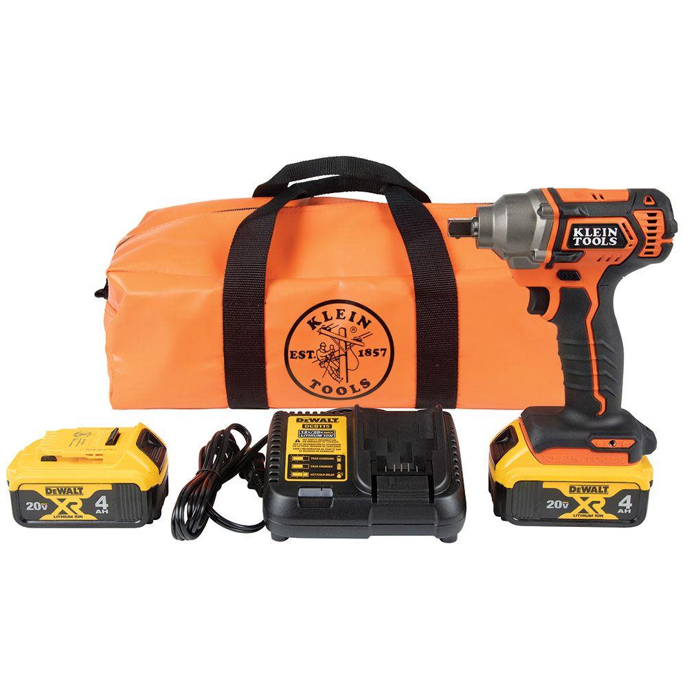 Klein Tools Compact Impact Wrench Kit - Ascmtools
