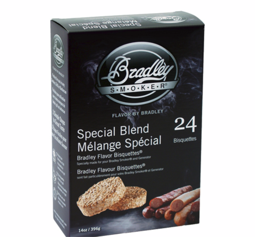Bradley Smoker Special Blend Bisquettes–24 Pack - Ascmtools