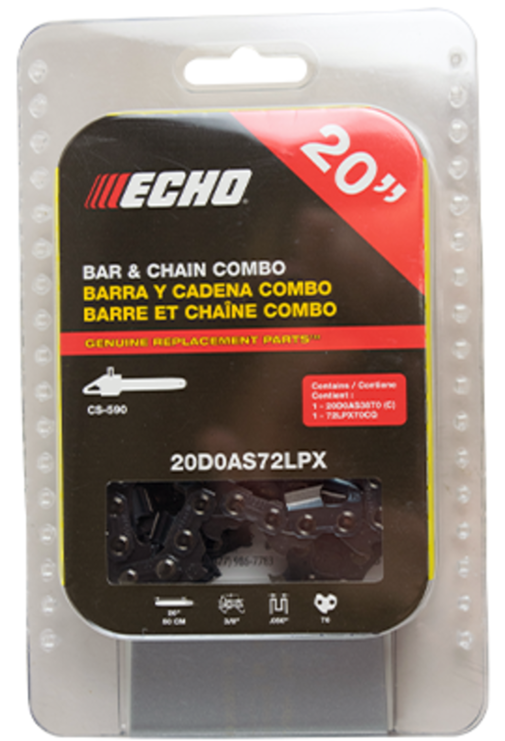 Echo Bar and Chain Combo Pack 20″ - Ascmtools