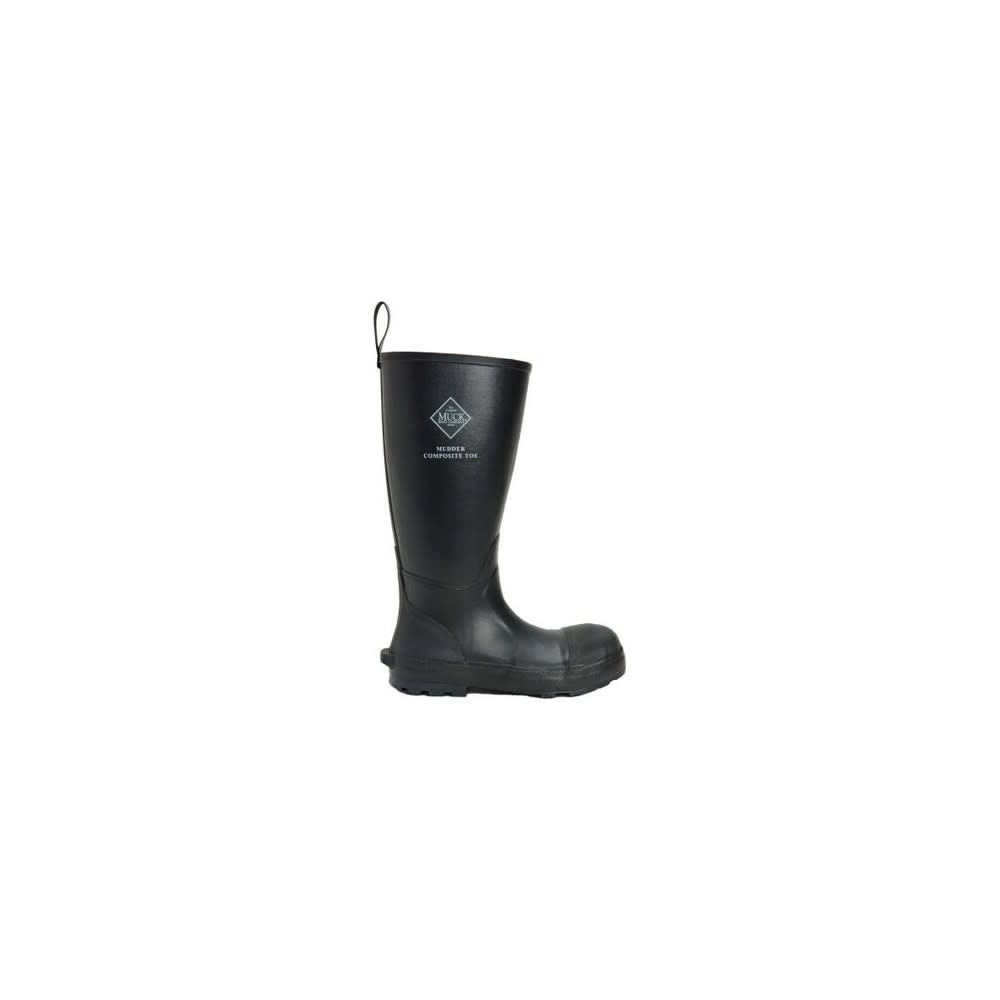 Muck Boots Black Size 11 Mens Mudder Tall Comp Toe Boot - Ascmtools
