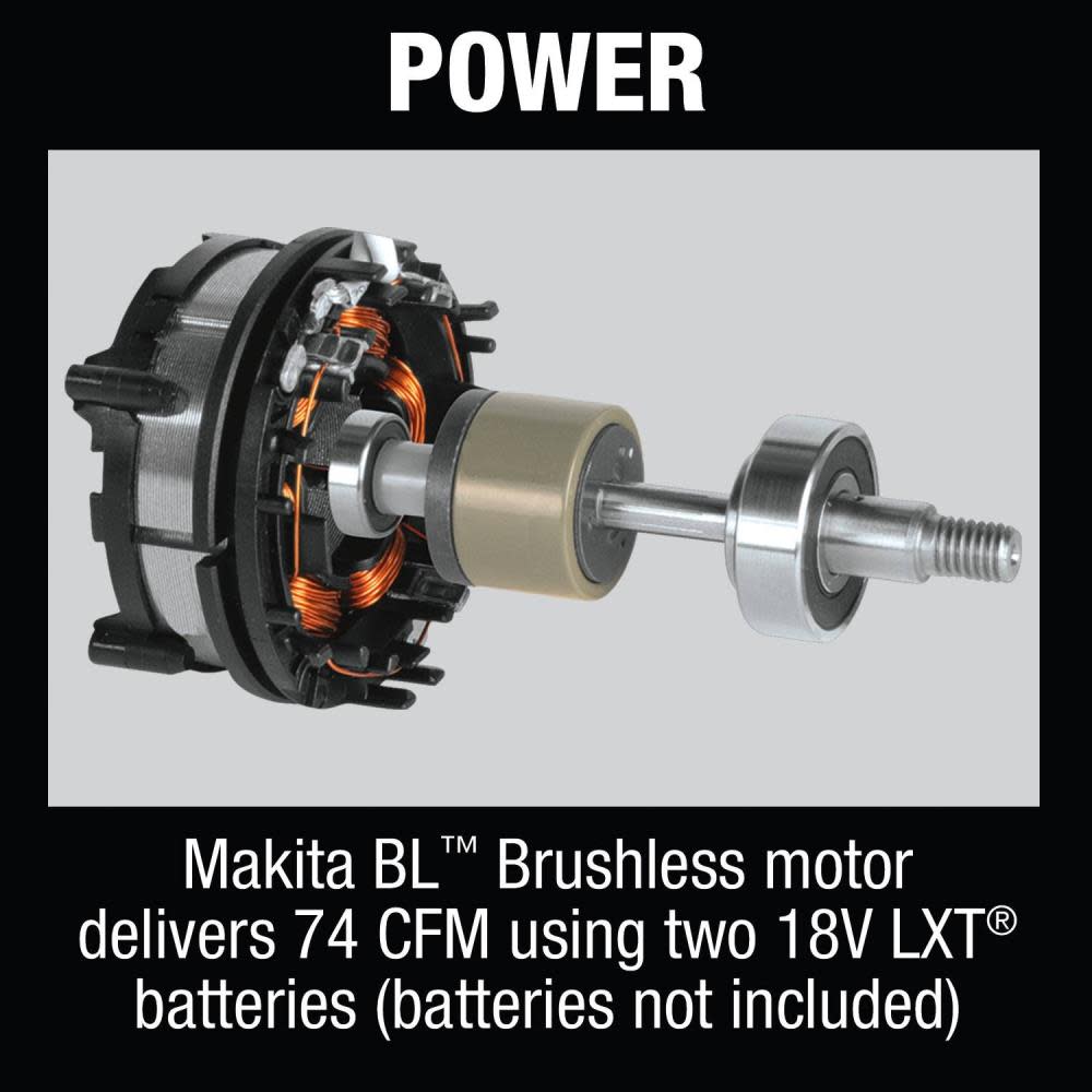 Makita 18V X2 LXT 36V 4 Gallon HEPA Dry Dust Extractor Bare Tool - Ascmtools