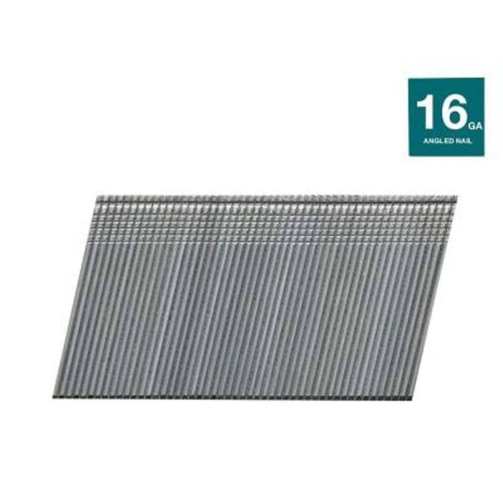 Paslode 2-1/2 In. Angled Finish Nail 16 Gauge Galvanized 2000 Per Box - Ascmtools