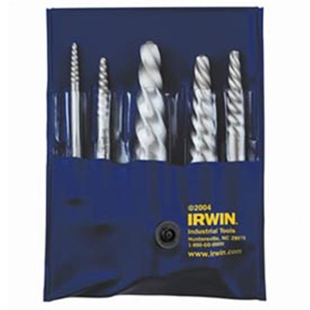 Irwin 6pc Spiral Extractor Set - Ascmtools