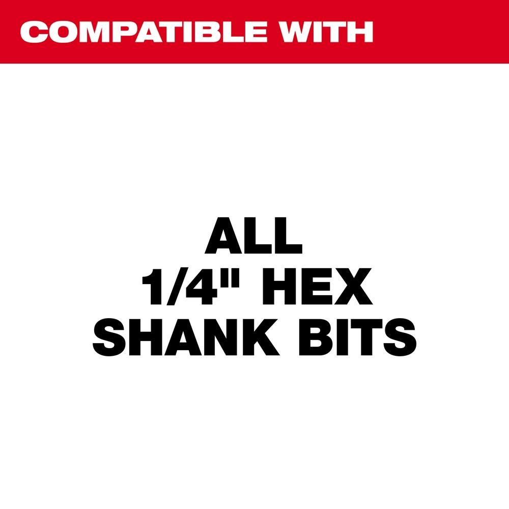 Milwaukee 12 In. x 1/4 In. Universal Quik-Lok Extension - Ascmtools