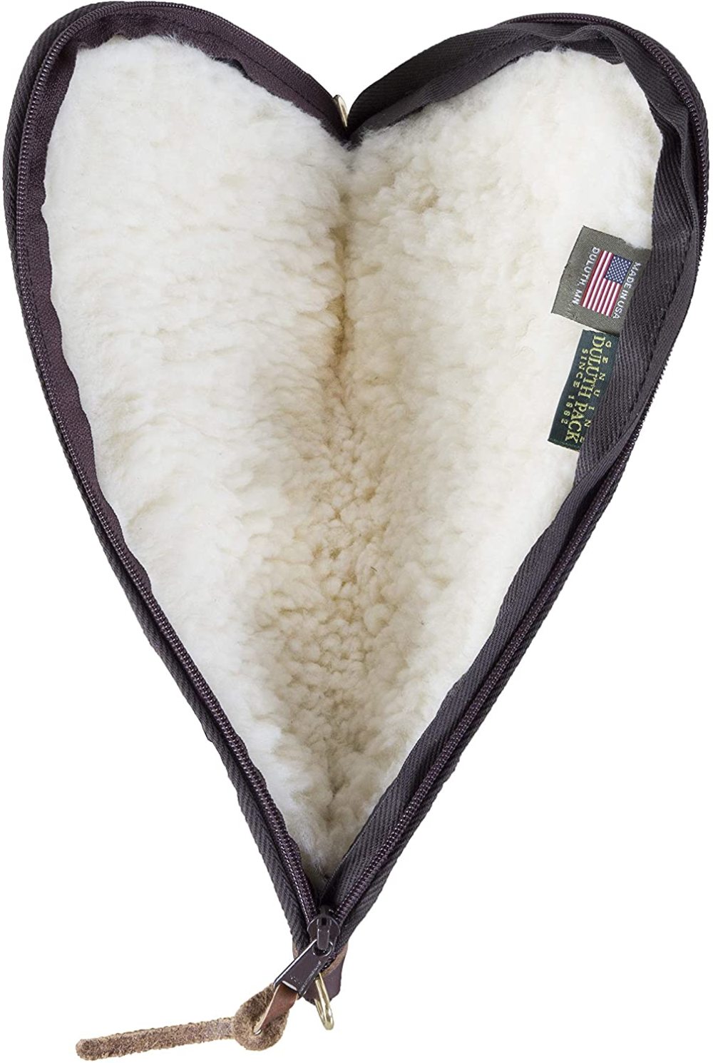 Duluth Pack Wax Khaki Large Pistol Rug with Sherpa Lining - Ascmtools