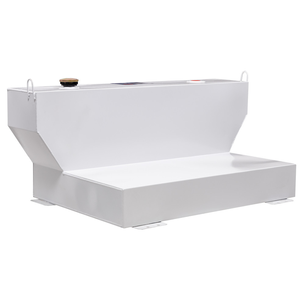 Better Built Steel Transfer Tank 100 Gallon T Top L Shape White - Ascmtools