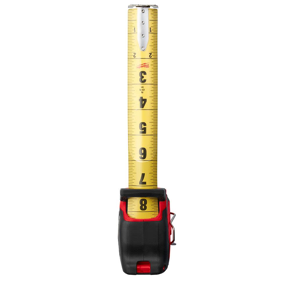 Milwaukee 8M/26Ft Wide Blade Tape Measure - Ascmtools