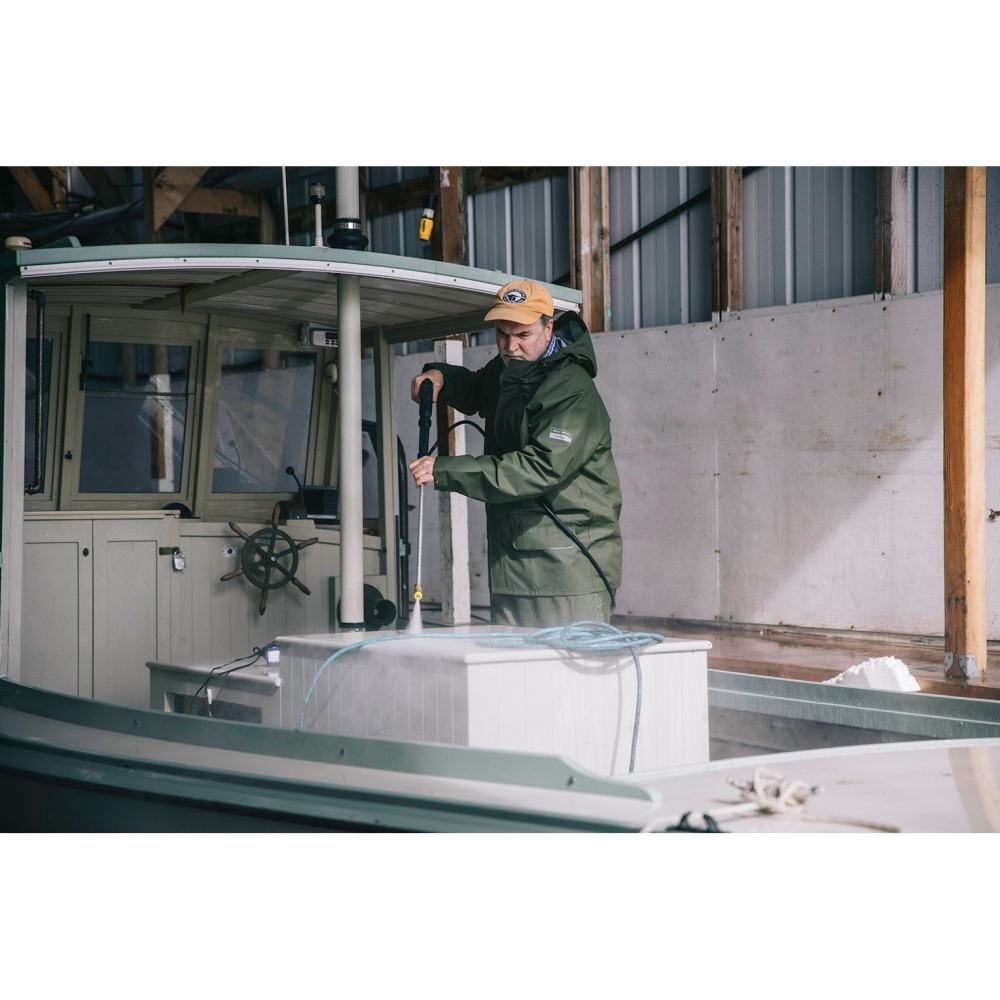 Helly Hansen Mandal Rain Jacket Polyester Army Green 4X - Ascmtools