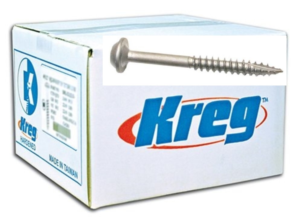 Kreg 1-1/4″ #7 Fine WH Zinc Pocket Screw – 5000ct - Ascmtools