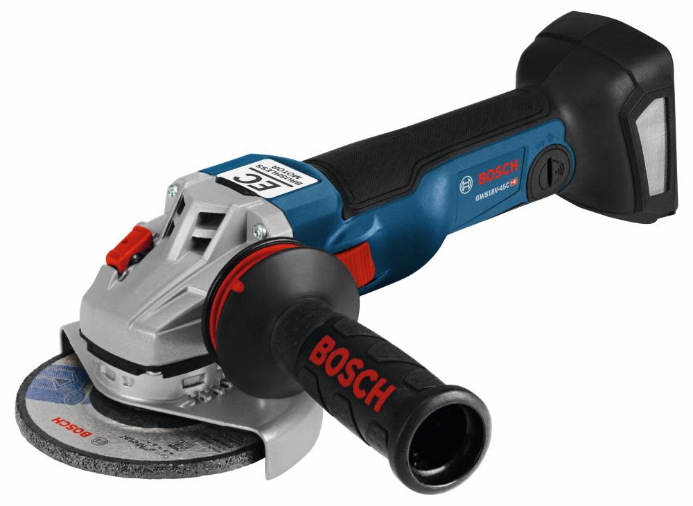 Bosch 18 V EC Brushless Connected-Ready 4-1/2 In. Angle Grinder (Bare Tool) - Ascmtools
