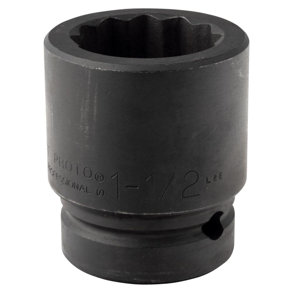 Proto 1″ Drive Impact Socket 1-1/2″ – 12 Point - Ascmtools