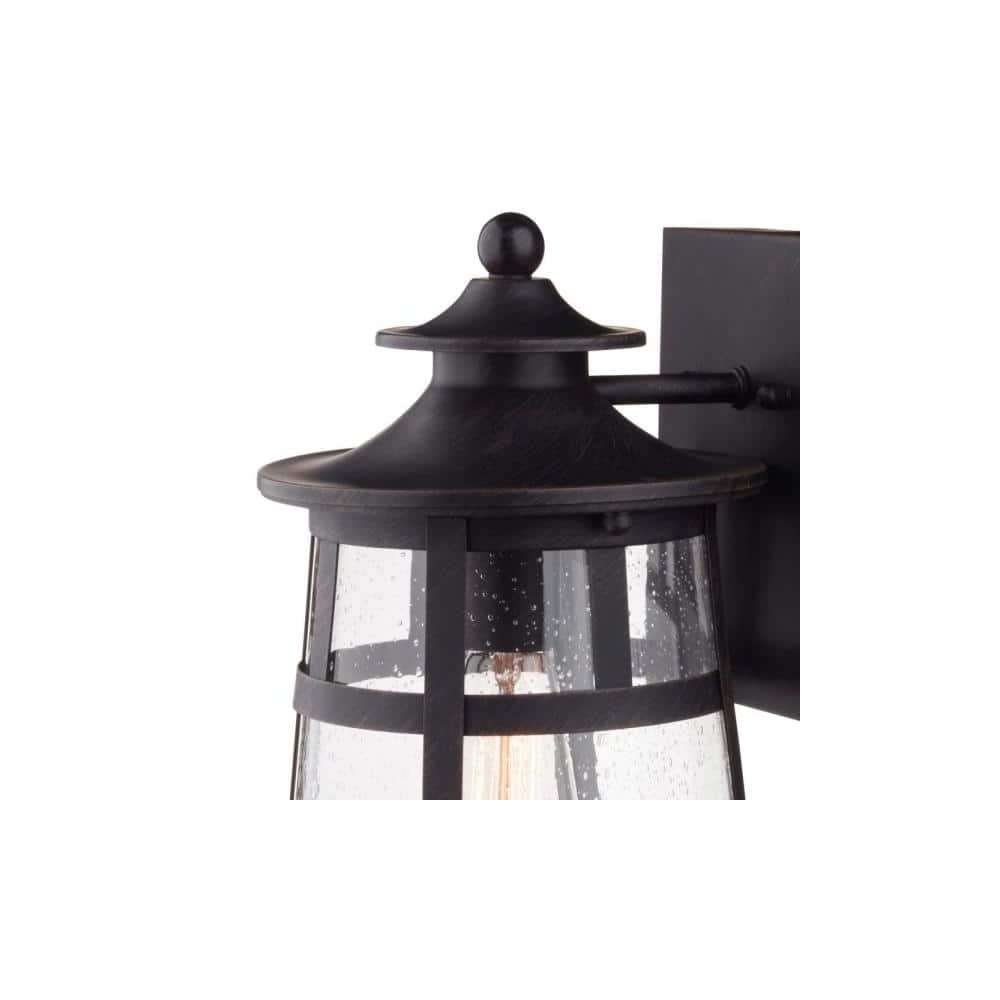 Globe Electric Ezekiel Vintage Wall Sconce Natural Bronze 1 Light - Ascmtools