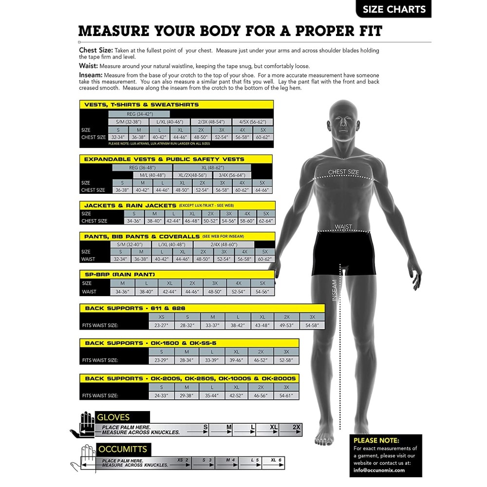 Occunomix Hi-Vis Yellow Class 3 High-Visibility Winter Coverall XL - Ascmtools