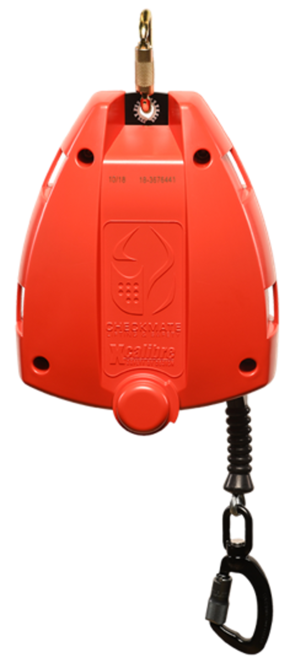 Guardian Fall Protection 100′ FABX Overhead SRL with Galvanized Steel Cable & Aluminum Carabiner - Ascmtools