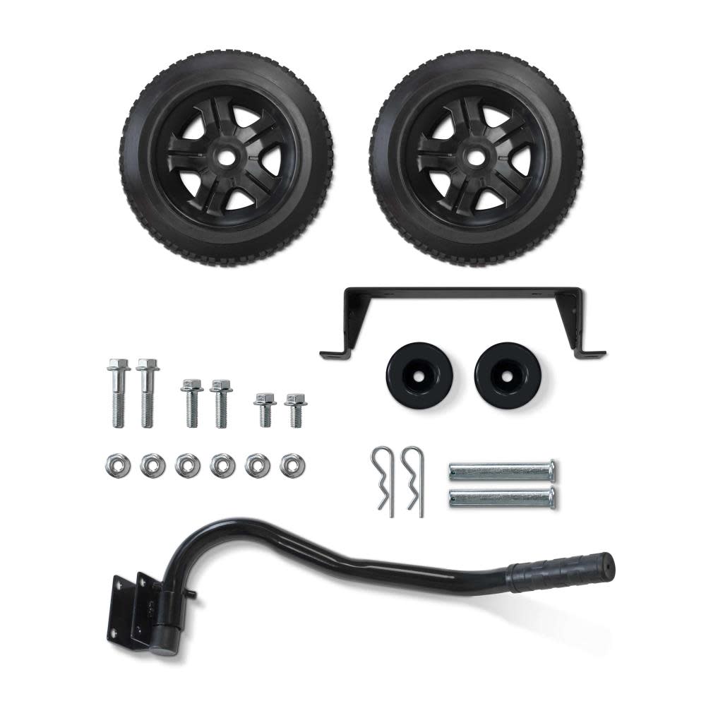 Champion Power Equipment Generator Wheel Kit with Axle Folding Handle and Never-Flat Tires 2800-4750 Watt - Ascmtools